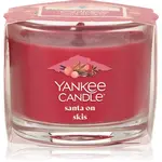 Yankee Candle Santa On Skis votivní svíčka glass 37 g