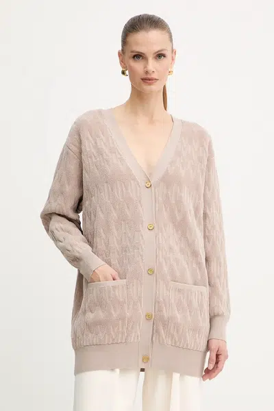 Kardigan Marciano Guess ADELE dámský, béžová barva, 5BGR04 5661Z