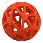 Hračka Dog Fantasy míč děrovaný oranžový 7cm