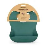 PETITE&MARS Bryndák silikonový Take&Match Misty Green 6m+