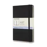 Skicář Moleskine - tvrdé desky M, čistý, černý