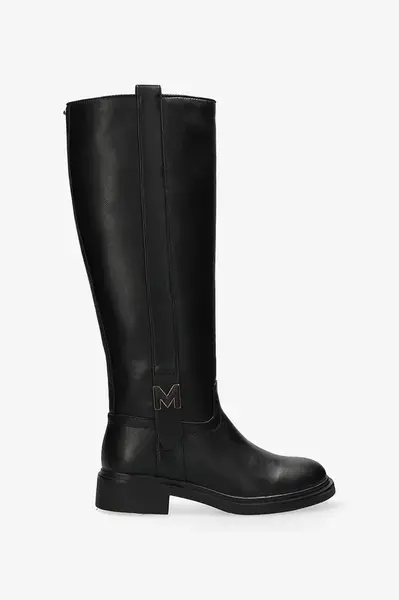 Kozačky Mexx SAYA ROLLER dámské, černá barva, na plochém podpatku, MI001801753W-01