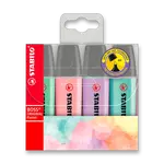 Zvýrazňovač Stabilo Boss Original Pastel - sada 4 barev
