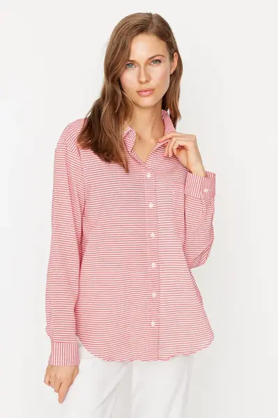 Trendyol košile - červená - regular fit