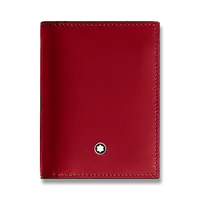 Pouzdro na kreditní karty Montblanc Meisterstück 2 cc, červené