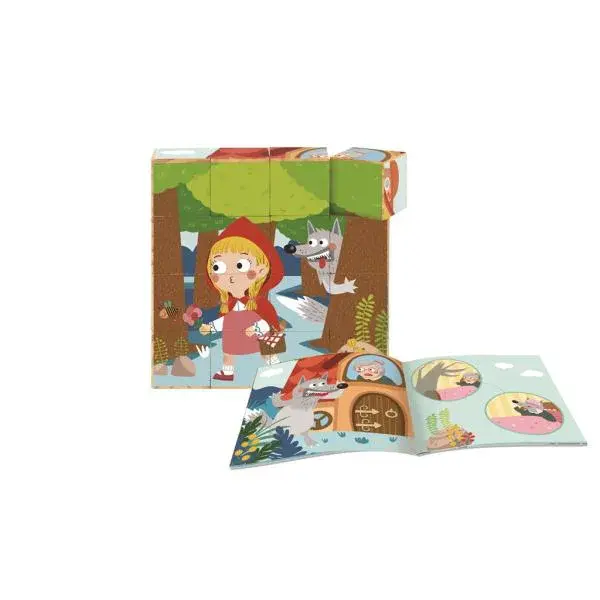 2Kids Toys Kostky Pohádka o Červené Karkulce CZ