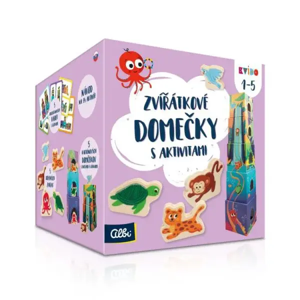 Albi Kvído - Domečky pro zvířata s aktivitami