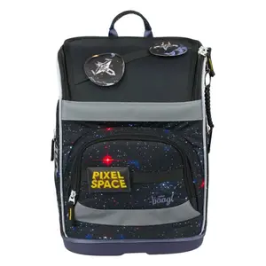 BAAGL Školní aktovka Zippy Plus Pixel Space