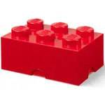 LEGO úložný box 6 - červená