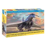 Model Kit letadlo 7045 - Tu-144 Nadzvukové civilní letadlo (1:144)