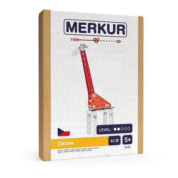 Merkur - Mini ZOO - Žirafa, 42 dílků