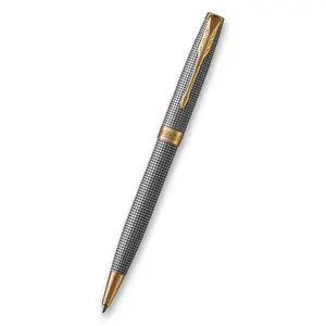 Kuličkové pero Parker Sonnet Deluxe Silver Chiselled GT