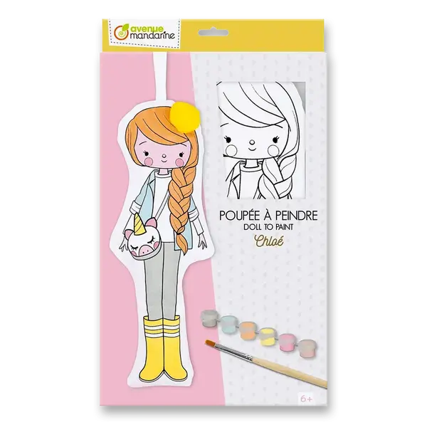 Kreativní sada Avenue Mandarine Doll to Paint - Chloé
