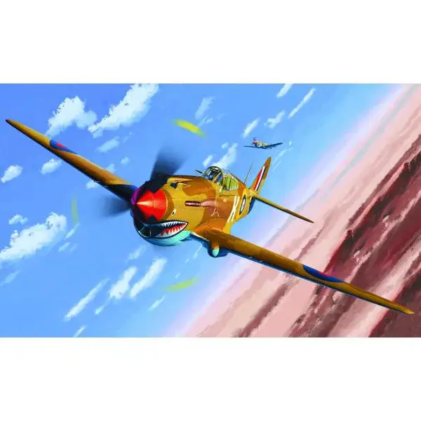 Model Kit letadlo 12235 - TOMAHAWK IIB "ACE OF AFRICAN FRONT": LE (1:48)