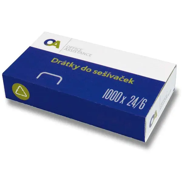 Drátky do sešívačky 24/6 - 1000 ks