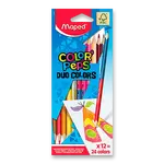 Pastelky Maped Color'Peps Duo - oboustranné pastelky, 24 barev