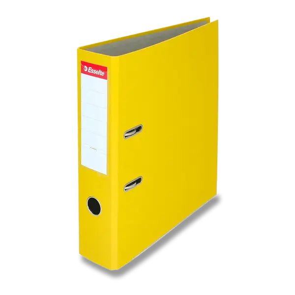 Pákový pořadač Esselte  Economy, A4, 75 mm - žlutý