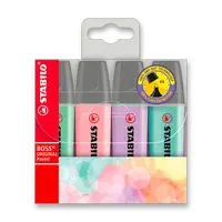 Zvýrazňovač Stabilo Boss Original Pastel - sada 4 barev
