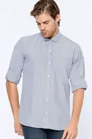 G601 DEWBERRY MEN'S SHIRT-NAVY BLUE