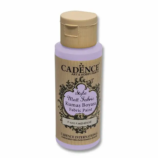Barvy na textil Cadence Style Matt Fabric, 59 ml - sv. fialová