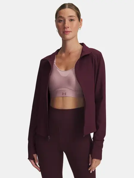 Women's Under Armour Meridian Jacket-RED - Women's