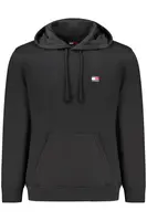 Pánská černá mikina s kapucí