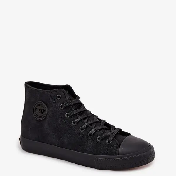 BIG STAR SHOES Pánské Zimní Tenisky Z Eko Kůže Big Star