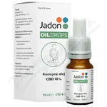 JADON oil drops konopný olej CBD 10% 10 ml