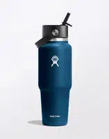 Hydro Flask Wide Mouth Travel Bottle with Flex Straw Cap 32 oz (946 ml) Indigo