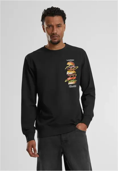 Burger Crewneck černý