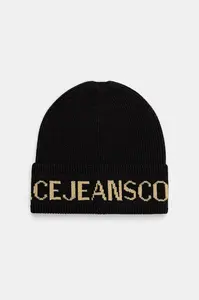 Čepice s vlnou Versace Jeans Couture