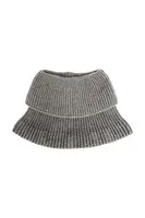 Dětský nákrčník s příměsí kašmíru Jamiks JAILA béžová barva, JZG304