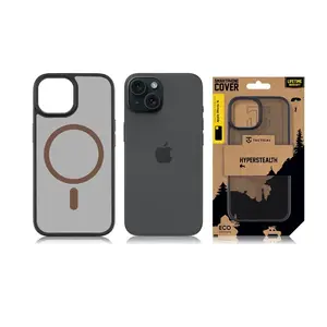 Zadní kryt Tactical MagForce Hyperstealth 2.0 pro Apple iPhone 15, černá-hnědá
