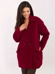 Coat IT-EN-A9582.86-burgundy