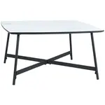 MID.YOU KONFERENČNÍ STOLEK, bílá, kompozitní dřevo, kov, 80/60/42 cm