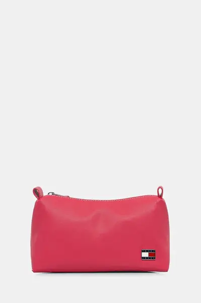 Kosmetická taška Tommy Jeans růžová barva, AW0AW17878