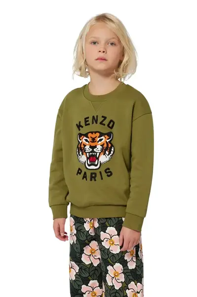 Dětská bavlněná mikina Kenzo Kids