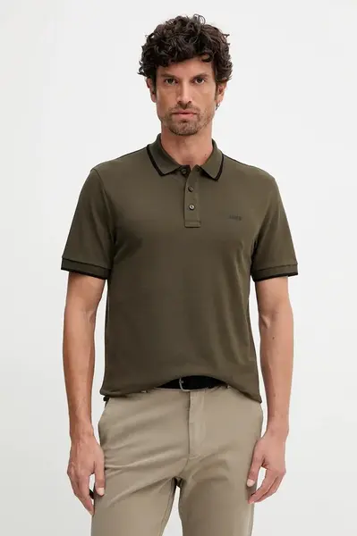 Bavlněné polo tričko BOSS Parlay 190