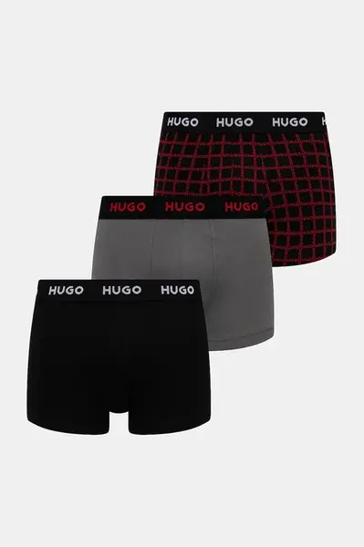 Boxerky HUGO TRIPLET DESIGN 3-pack