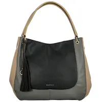 Dámská kabelka na rameno černá/béžová - MaxFly Sigrid