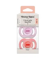 Tommee Tippee Silikonový dudlík Ultra Light 0-6m 2 ks více barevných variant