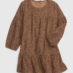 GAP Dětské šaty leopard - Holky