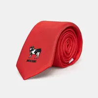 Hedvábná kravata Moschino červená barva, M5862 55009