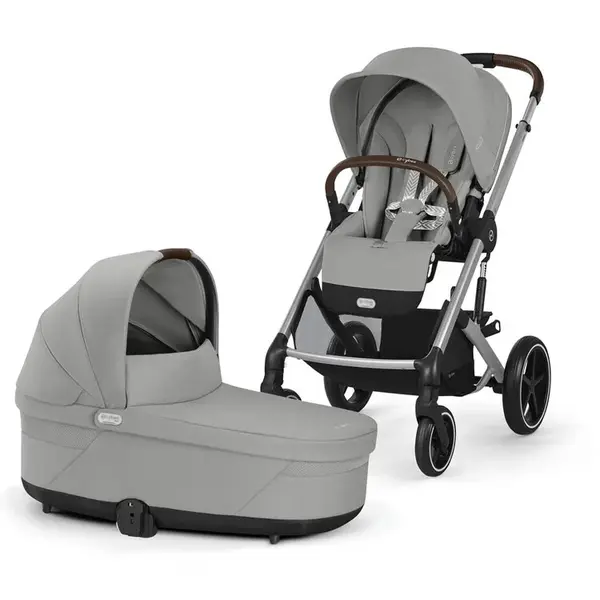 CYBEX Kočárek kombinovaný Balios S Lux Stone Grey Gold 2024