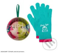 Squid Game Vianočná dekorácia s rukavicami - Young-hee