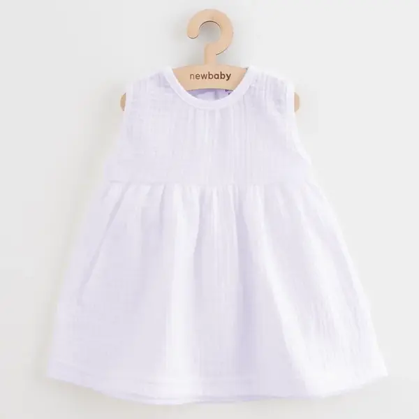 Dojčenské mušelínové šaty Elizabeth, vel. 80 (9-12m)