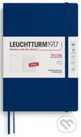 Weekly Planner & Notebook 2026 Medium (A5) Navy