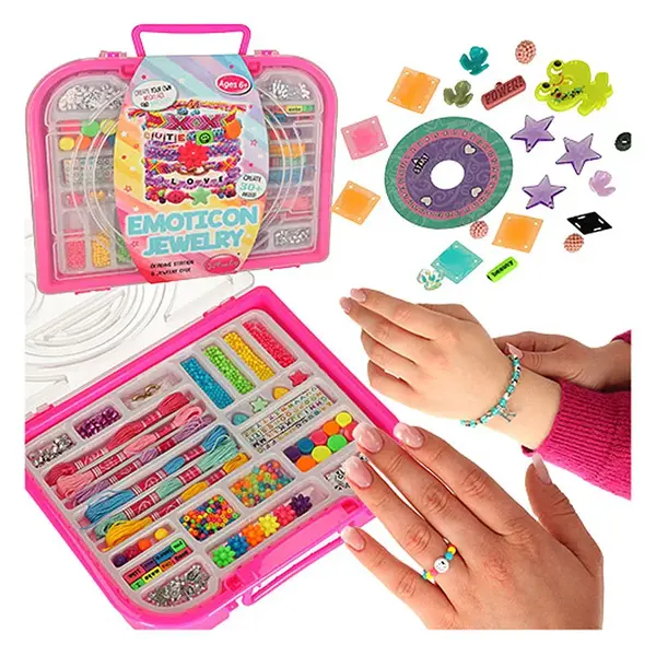 Hračka sada goráliek na výrobu šperkov EMOTICON JEWELRY 11522
