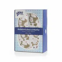 XKKO Organic Biobavlnená plienka 120x120, Rocking Horses Gold