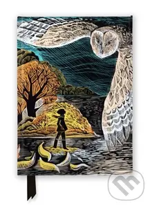 Angela Harding: October Owl (Foiled Journal) - Flame Tree Studio